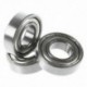 6002Z 15 x 32 x 9 mm árnyékolt fém golyóscsapágyak, 5 db, ezüst W9X9