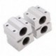 SCS8UU Lineáris mozgásgörgős csapágy CNC csúszó persely 34,5 mm hosszú, 4 db F6E5 W8E1
