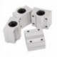 SCS8UU Lineáris mozgású golyóscsapágy CNC csúszó persely 34,5 mm hosszú, 4 db N4H4