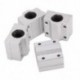SCS8UU Lineáris mozgású golyóscsapágy CNC csúszó persely 34,5 mm hosszú, 4 db Q7U7
