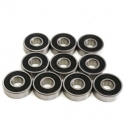 2X (10 db nagyteljesítményű 8x22x7 mm-es golyóscsapágyak 608-2RS 608RS Z R-228HH X6O3)