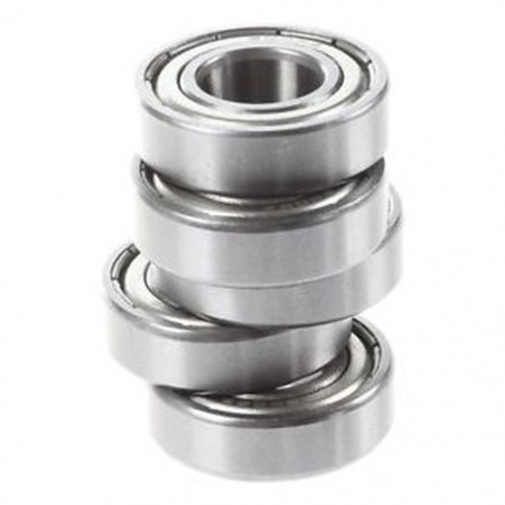 2X (6002Z 15 x 32 x 9 mm árnyékolt fém golyóscsapágyak, 5 db, ezüst B5V8) W3C1