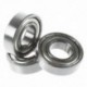 2X (6002Z 15 x 32 x 9 mm árnyékolt fém golyóscsapágyak, 5 db, ezüst B5V8) W3C1