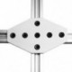 3X (7 lyukú keresztcsatlakozó lemez 100x60x4Mm alumínium profil tartozékok V L7A2-hez