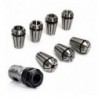 7db acél ER11 rugófoglalat 1/2/3/4/5/6 / 7mm 5mm-es ER11A K4F8 hosszabbító rudazattal