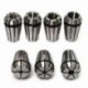 7db acél ER11 rugófoglalat 1/2/3/4/5/6 / 7mm 5mm-es ER11A K4F8 hosszabbító rudazattal
