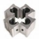 4 x SBR12UU 12 mm-es alumínium Linear Router csapágyblokk, ezüst M1K3