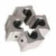 4 x SBR12UU 12 mm-es alumínium Linear Router csapágyblokk, ezüst M1K3