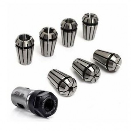 5X (7db acél ER11 rugófoglalat 1/2/3/4/5/6 / 7mm, 5 mm-es ER11A hosszabbítóval R Z5K4