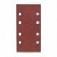 120 Grit (közepes) csiszolólap 1/3 csiszoló 93mm x 190 mm kampó és hurok 10 Pa I4Q2