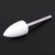 13 db / tétel Különböző alakú, 3 mm-es szárú gyapjú csiszolófej Fehér Jade Metal Mir X3U3
