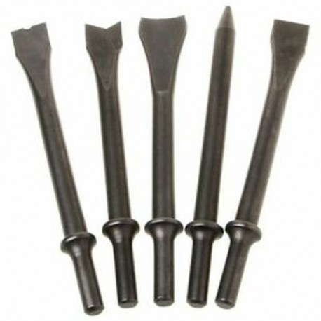 5 db kerek fogantyúú pneumatikus kés lapát fej tartozékok kúpos kalapács kalapács P9V2