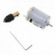 3X (PCB fa műanyag karton lyukfűrész Dc 12-24V Mini 385 motoros fúrógép G9D2