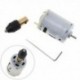 3X (PCB fa műanyag karton lyukfűrész Dc 12-24V Mini 385 motoros fúrógép G9D2
