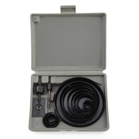 17-SZES FŰRÉSZKÉSZLET 19-127MM FÉMKÖRŰ Vágókerekű fúrófa fűrészáru öntvény FD