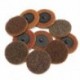 5X (10 db 60 Grit 2 hüvelyk (50 mm) durva Roloc Roll Lock felületű csiszolókorong f H3O4