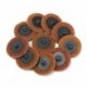 5X (10 db 60 Grit 2 hüvelyk (50 mm) durva Roloc Roll Lock felületű csiszolókorong f H3O4