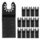 2X (15 db / tétel, 34 mm-es oszcilláló multitool, univerzális, magas széntartalmú acél fűrész Bla D4L7
