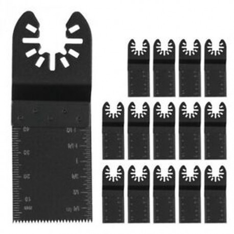 2X (15 db / tétel, 34 mm-es oszcilláló multitool, univerzális, magas széntartalmú acél fűrész Bla D4L7