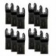 3X (Vegyes fa oszcilláló multitool fűrészlapkészlet illeszkedik a Fein Multimaster U2F8-hoz