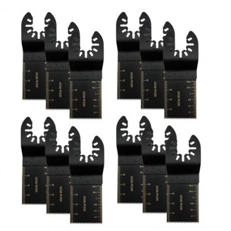 3X (Vegyes fa oszcilláló multitool fűrészlapkészlet illeszkedik a Fein Multimaster U2F8-hoz