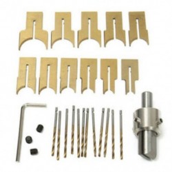 2X (24 db fém gömb kés kés Famegmunkáló szerszámok Fagyöngyök fúró Rotary Bead V9D4