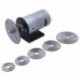 4X (Mini famegmunkáló diy vágószerszámok Dc 24 V motoros fűrészkészlet CirX2H2-vel