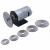 4X (Mini famegmunkáló diy vágószerszámok Dc 24 V motoros fűrészkészlet CirX2H2-vel