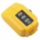 8X (DCB091 Li-on akkumulátor USB töltőátalakító 12 V DC kimenő fűtött dzsekik C3E5