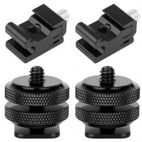 4 db-os kamera Combo Pack forró cipőtartó adapter Hideg cipő-tartó adapter 1/4 Z7F7