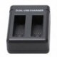 AHDBT-501 USB kettős töltő GoPro Hero 5 Black I6A2-hez