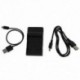 1X (19 EN-EL19 akkumulátoros USB töltő Nikon Coolpix S32 S100 S2800 S3600 F5N7 típushoz)