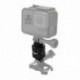 1X (PULUZ For Go Pro tartozékokhoz, 360 fokos forgású CNC forgókar kar Y YAA5)