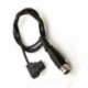 D-Tap hím-női 4-pólusú XLR kábel az 1M WY Y6C3 tápegység akkumulátor adapteréhez