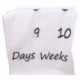 5X (Kreatív Swaddle Újszülött Takaró Havi Mérföldkő Baby Photo Prop S5F1
