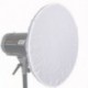 Fotóstúdió Flash szépségszárító 42cm S típusú méhsejt   fehér diffúzor A7N9 X6D0