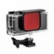 2X (Víz alatti kamera piros színű korrekciós szűrő a Go Pro Hero6 Hero5 Hou M0G0 modellhez)