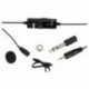 BOYA BY-M1 Lavalier mikrofon iphone DSLR fényképezőgép-kamerához fekete Q1B3 Y8S4