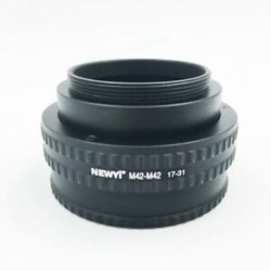 1X (NEWYI M42-M42 (17-31 mm)) állítható állítható fókuszáló helicoid adapter 1 F8N3