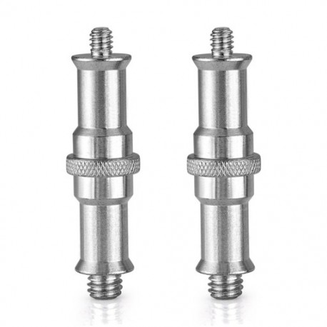 2 darab standard 1/4 - 3/8 hüvelykes fémcső átalakító menetes csavarral, Adapter U7Q2