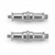 2 darab standard 1/4 - 3/8 hüvelykes fémcső átalakító menetes csavarral, Adapter U7Q2