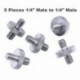 1X (1/4 - 3/8 csavar adapter átalakító menetes csavarok adapter adapter csavaros csavar V7R5