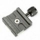 fém 50 mm-es gyorskioldó lemez QR bilincs 3/8 hüvelykes, 1/4 hüvelykes adapterrel a D6D3-hoz