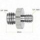 8X (22 darabos kameracsavar adapter 1/4 - 1/4 csavarral 1/4 - 3/8 állványcsavar Ada K5F9
