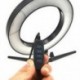 6X (tompítható led stúdiókamera gyűrűs fényű telefontelefon videó fényszóró gyűrűs La C9K3
