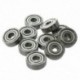 10 db 625ZZ 5 mm x 16 mm x 5 mm árnyékolt mély horony radiális gömbcsapágy G4Y8