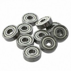 10 db 625ZZ 5 mm x 16 mm x 5 mm árnyékolt mély horony radiális gömbcsapágy G4Y8