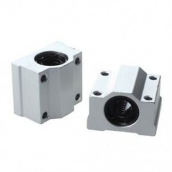 2 db 12 mm-es SC12UU Lineáris mozgású golyóscsapágy csúszópersely persely T2B6 csere