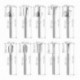 10 db Hss útválasztó keményfém gravírozó bit és 5 db fúrószár - 1/8 hüvelyk (3 mm) Sh C1F6
