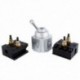 2X (Mini CNC esztergaszerszám-tartó, gyorscserélő szerszámoszlop-késtartó, Csavar Ki L5V8